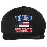 Trump Vance For President 2024 Campaign Us Election Wool Snapback Cap