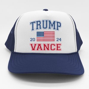 Trump Vance For President 2024 Campaign Us Election Trucker Hat