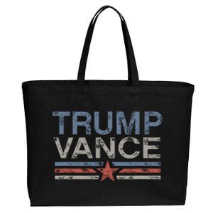 Trump Vance For President 2024 Campaign Us Election Cotton Canvas Jumbo Tote