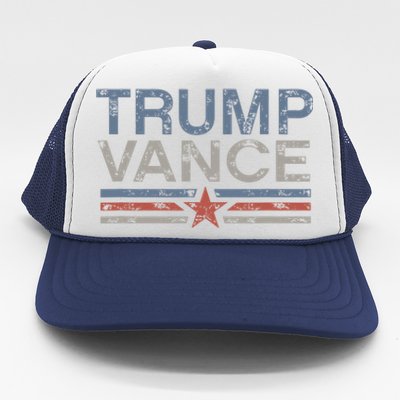 Trump Vance For President 2024 Campaign Us Election Trucker Hat