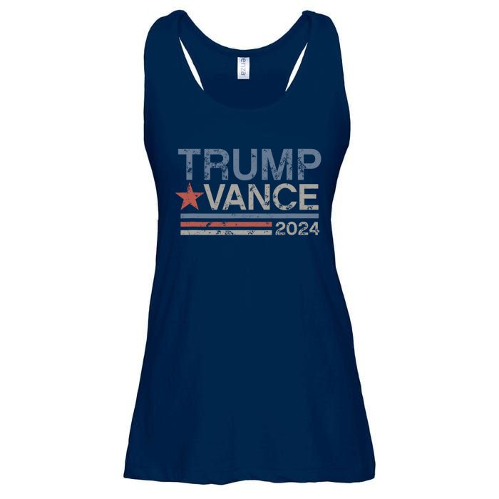 Trump Vance For President 2024 Campaign Us Election Ladies Essential Flowy Tank