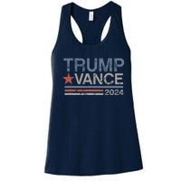 Trump Vance For President 2024 Campaign Us Election Women's Racerback Tank