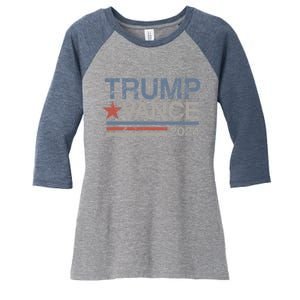 Trump Vance For President 2024 Campaign Us Election Women's Tri-Blend 3/4-Sleeve Raglan Shirt