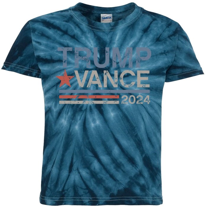 Trump Vance For President 2024 Campaign Us Election Kids Tie-Dye T-Shirt