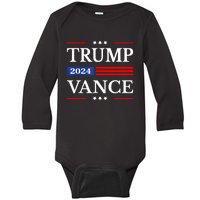 Trump Vance For President 2024 Campaign Us Election Baby Long Sleeve Bodysuit