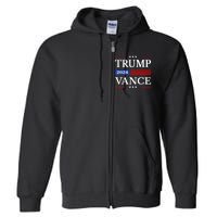 Trump Vance For President 2024 Campaign Us Election Full Zip Hoodie