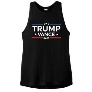 Trump Vance For President 2024 Campaign Us Election Ladies PosiCharge Tri-Blend Wicking Tank