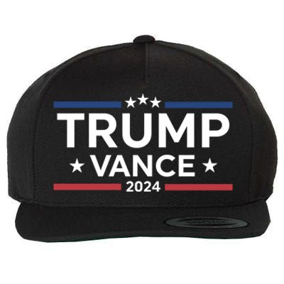 Trump Vance For President 2024 Campaign Us Election Wool Snapback Cap