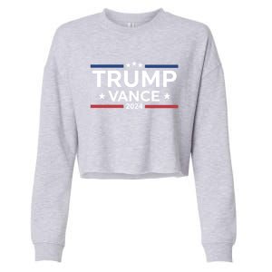 Trump Vance For President 2024 Campaign Us Election Cropped Pullover Crew