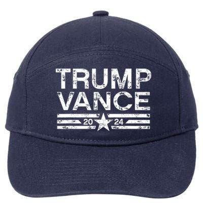 Trump Vance For President 2024 Campaign Us Election 7-Panel Snapback Hat