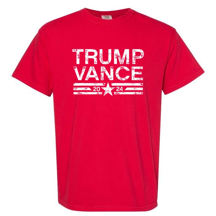 Trump Vance For President 2024 Campaign Us Election Garment-Dyed Heavyweight T-Shirt