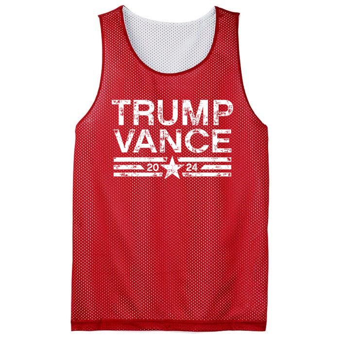 Trump Vance For President 2024 Campaign Us Election Mesh Reversible Basketball Jersey Tank