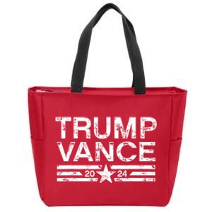 Trump Vance For President 2024 Campaign Us Election Zip Tote Bag