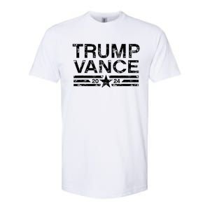 Trump Vance For President 2024 Campaign Us Election Softstyle CVC T-Shirt