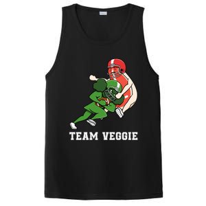 Team Veggie Football Vegetarian Plant Powered Gift PosiCharge Competitor Tank