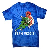 Team Veggie Football Vegetarian Plant Powered Gift Tie-Dye T-Shirt