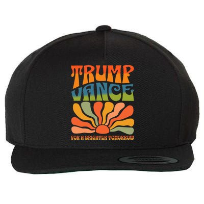 Trump Vance For A Brighter Tomorrow Trump Vance 2024 Wool Snapback Cap