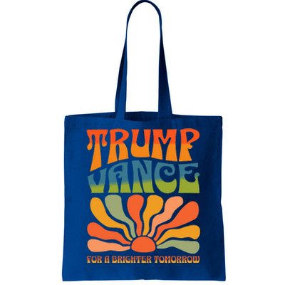 Trump Vance For A Brighter Tomorrow Trump Vance 2024 Tote Bag