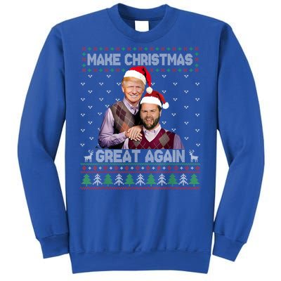 Trump Vance Funny Gift Brothers Make Christmas Great Again Santa Cute Gift Sweatshirt