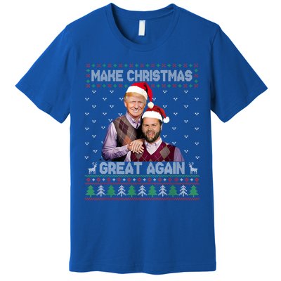 Trump Vance Funny Gift Brothers Make Christmas Great Again Santa Cute Gift Premium T-Shirt