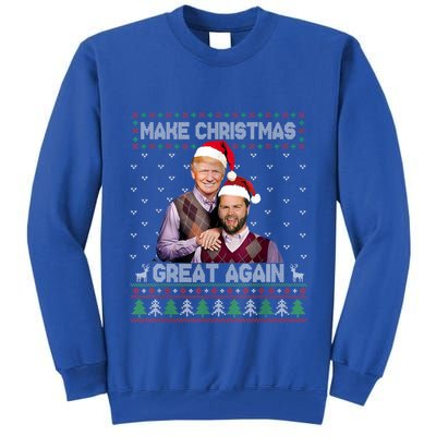 Trump Vance Funny Gift Brothers Make Christmas Great Again Santa Cute Gift Tall Sweatshirt