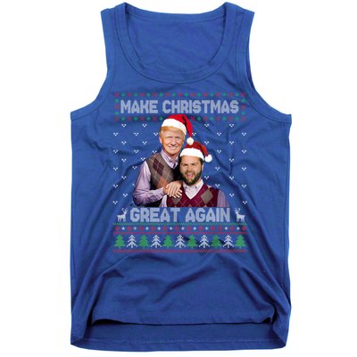 Trump Vance Funny Gift Brothers Make Christmas Great Again Santa Cute Gift Tank Top