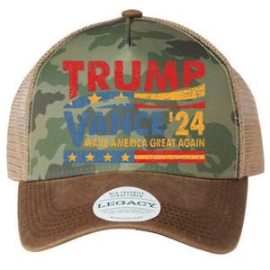 Trump Vance For President 2024 Campaign Us Election Legacy Tie Dye Trucker Hat