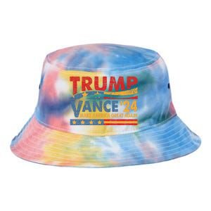 Trump Vance For President 2024 Campaign Us Election Tie Dye Newport Bucket Hat