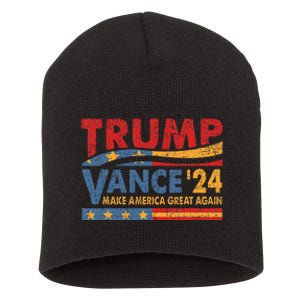 Trump Vance For President 2024 Campaign Us Election Short Acrylic Beanie