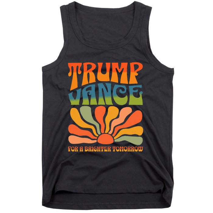 Trump Vance For A Brighter Tomorrow Trump Vance 2024 Tank Top