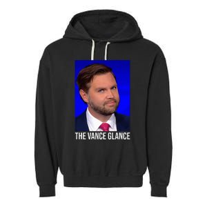 The Vance Glance Funny Jd Vance Garment-Dyed Fleece Hoodie