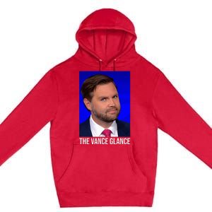 The Vance Glance Funny Jd Vance Premium Pullover Hoodie