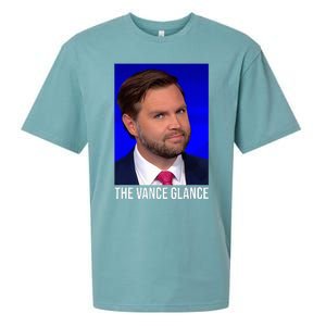 The Vance Glance Funny Jd Vance Sueded Cloud Jersey T-Shirt