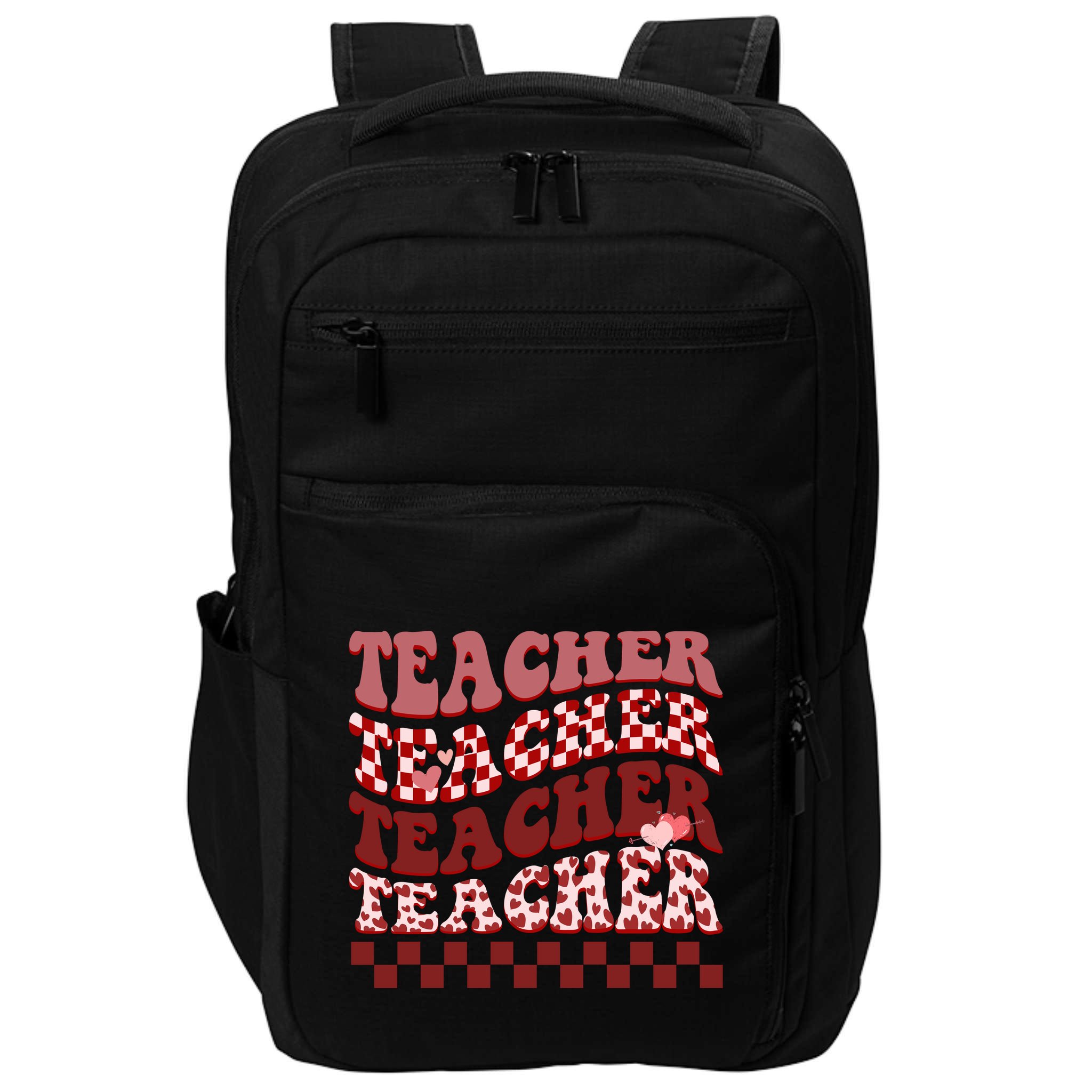 Teacher Valentine Groovy Cute Impact Tech Backpack