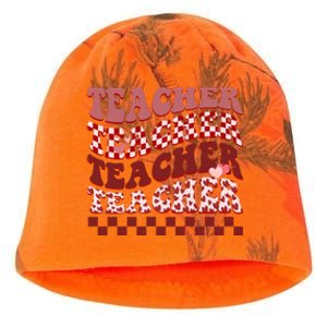 Teacher Valentine Groovy Cute Kati - Camo Knit Beanie