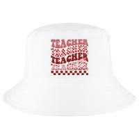 Teacher Valentine Groovy Cute Cool Comfort Performance Bucket Hat