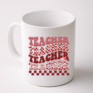 Teacher Valentine Groovy Cute Coffee Mug