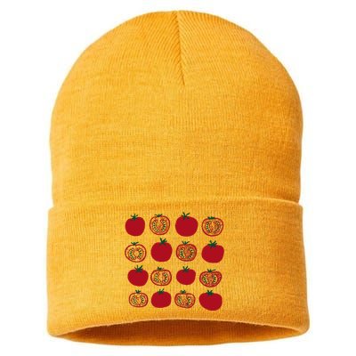 Tomato Vegetable Gardener Sustainable Knit Beanie