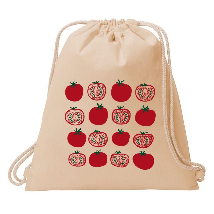 Tomato Vegetable Gardener Drawstring Bag