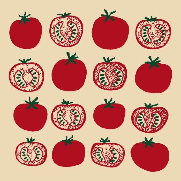 Tomato Vegetable Gardener Drawstring Bag
