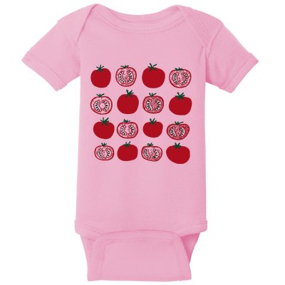 Tomato Vegetable Gardener Baby Bodysuit