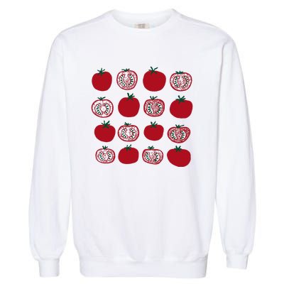 Tomato Vegetable Gardener Garment-Dyed Sweatshirt