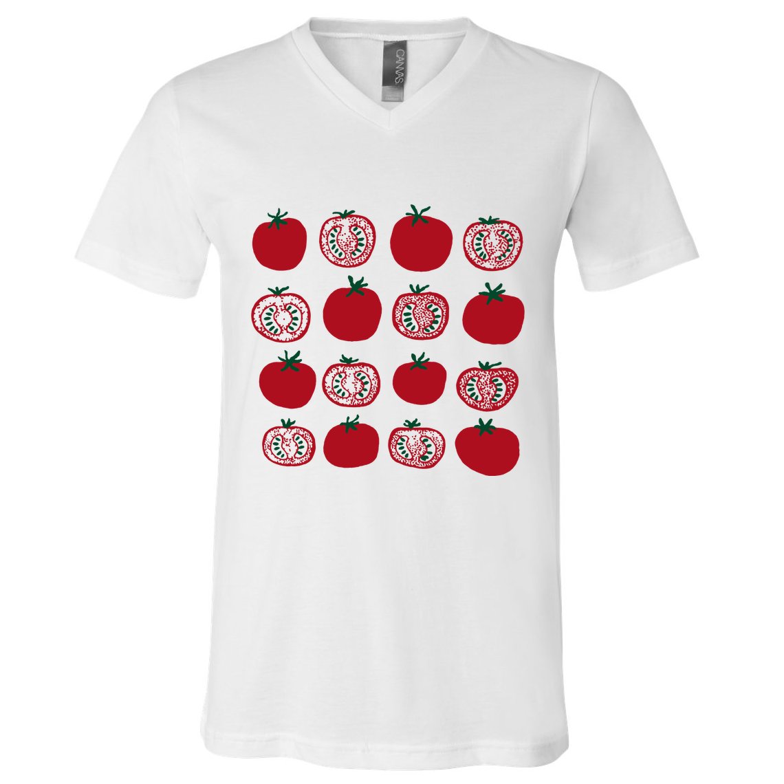Tomato Vegetable Gardener V-Neck T-Shirt