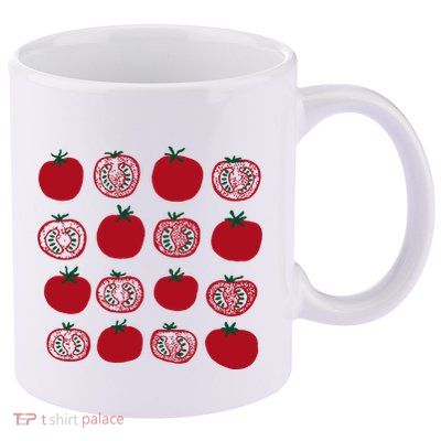 Tomato Vegetable Gardener 11oz C Handle Ceramic Mug
