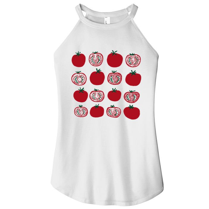 Tomato Vegetable Gardener Women's Perfect Tri Rocker Tank