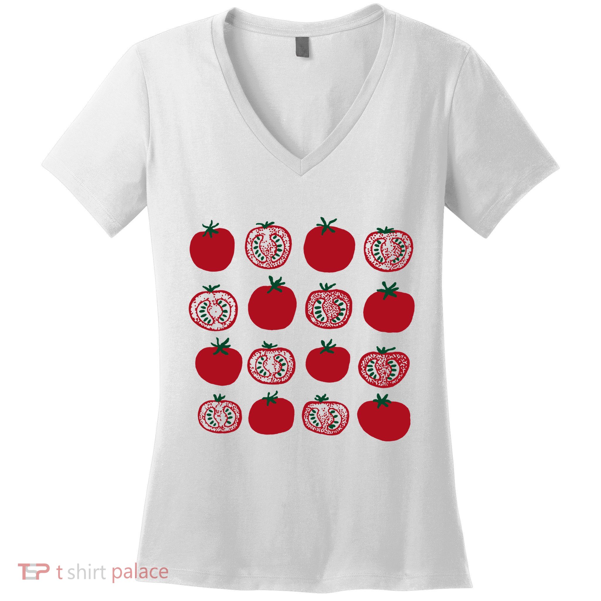 Tomato Vegetable Gardener Women's V-Neck T-Shirt