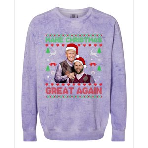 Trump Vance Gift Brothers Make Christmas Great Again Santa Gift Colorblast Crewneck Sweatshirt