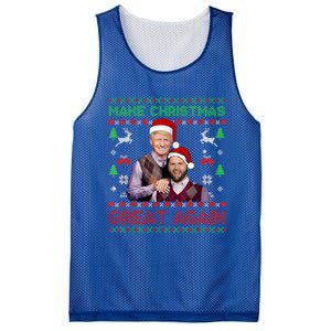 Trump Vance Gift Brothers Make Christmas Great Again Santa Gift Mesh Reversible Basketball Jersey Tank