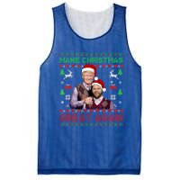 Trump Vance Gift Brothers Make Christmas Great Again Santa Gift Mesh Reversible Basketball Jersey Tank