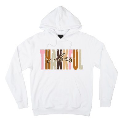 Thankful Vibes Holiday Cute Hoodie